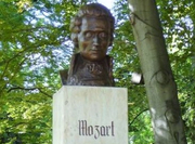 Mozart-Büste im Grazer Stadtpark.  © Reinhard A. Sudy