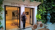 Hedi Grager im Hotel Byblos. © 2016 Reinhard A. Sudy