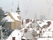 Winterliche Dachlandschaft in Graz. (Foto: Sudy)