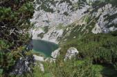 Geschafft: Mein erster Blick hinunter zum Silberkarsee. © Reinhard A. Sudy